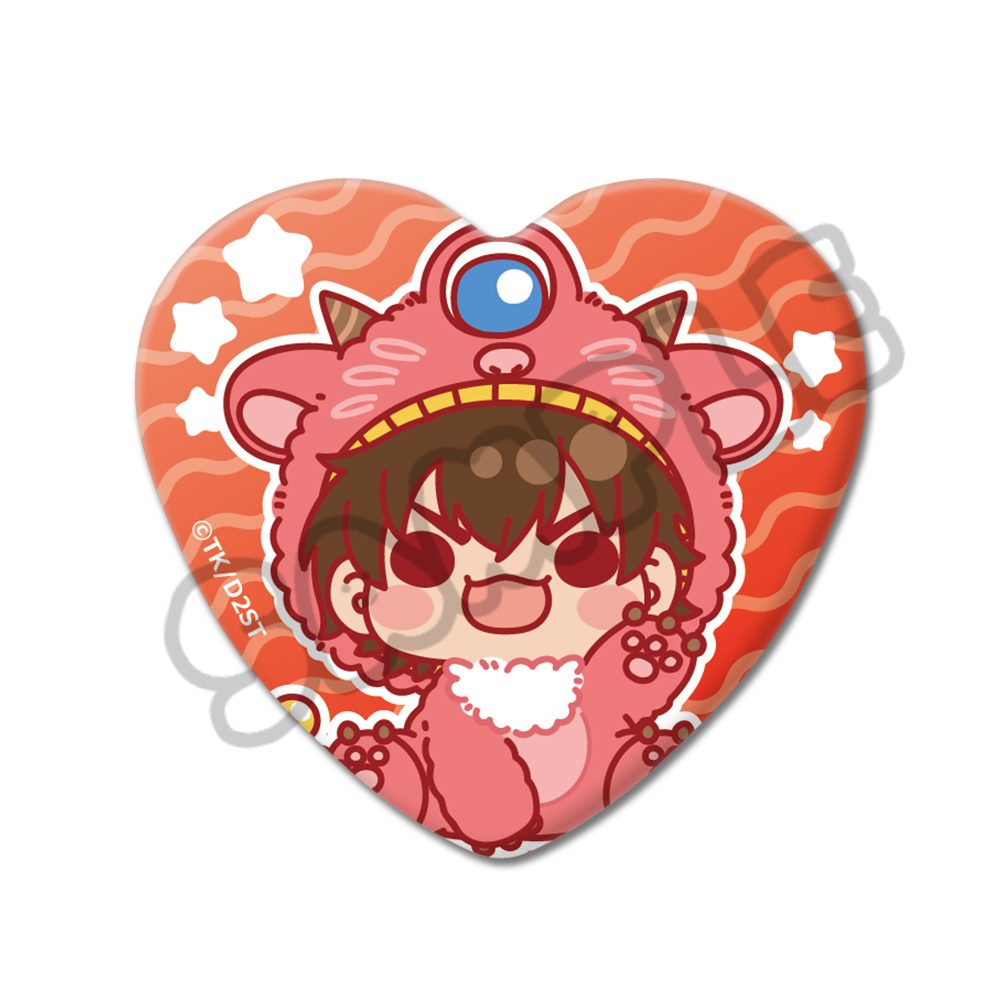 ダイヤのA act II -Second Season- 第2弾 ハート型缶バッジ MA 沢村栄純 ("Ace of Diamond act II -Second Season-" Vol. 2 Heart Can Badge MA Sawamura Eijun)
