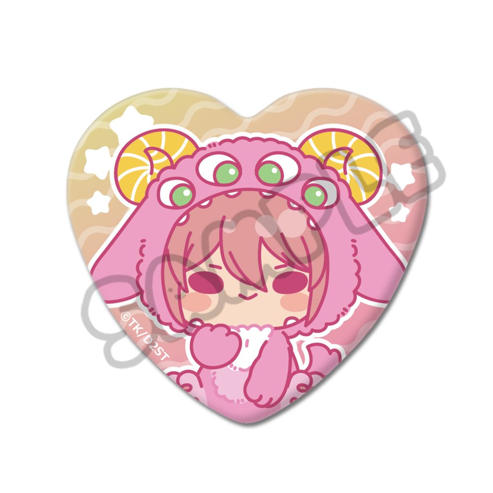 ダイヤのA act II -Second Season- 第2弾 ハート型缶バッジ MD 小湊春市 ("Ace of Diamond act II -Second Season-" Vol. 2 Heart Can Badge MD Kominato Haruichi)