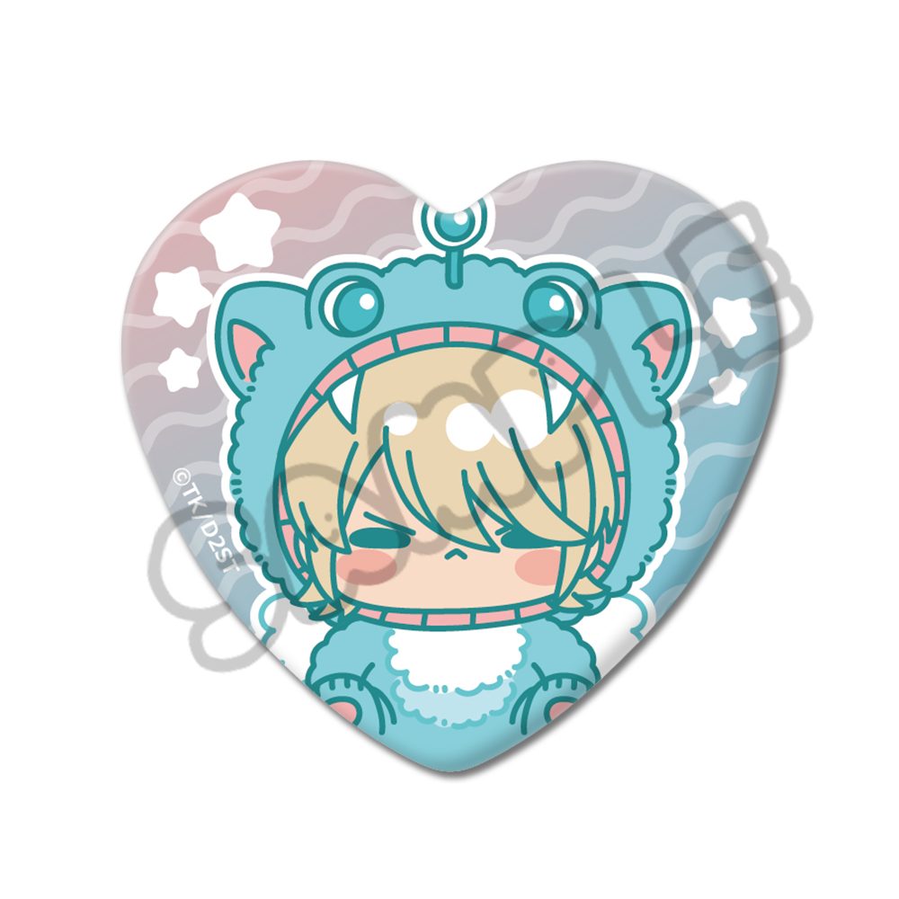ダイヤのA act II -Second Season- 第2弾 ハート型缶バッジ MF 奥村光舟 ("Ace of Diamond act II -Second Season-" Vol. 2 Heart Can Badge MF Okumura Koshu)
