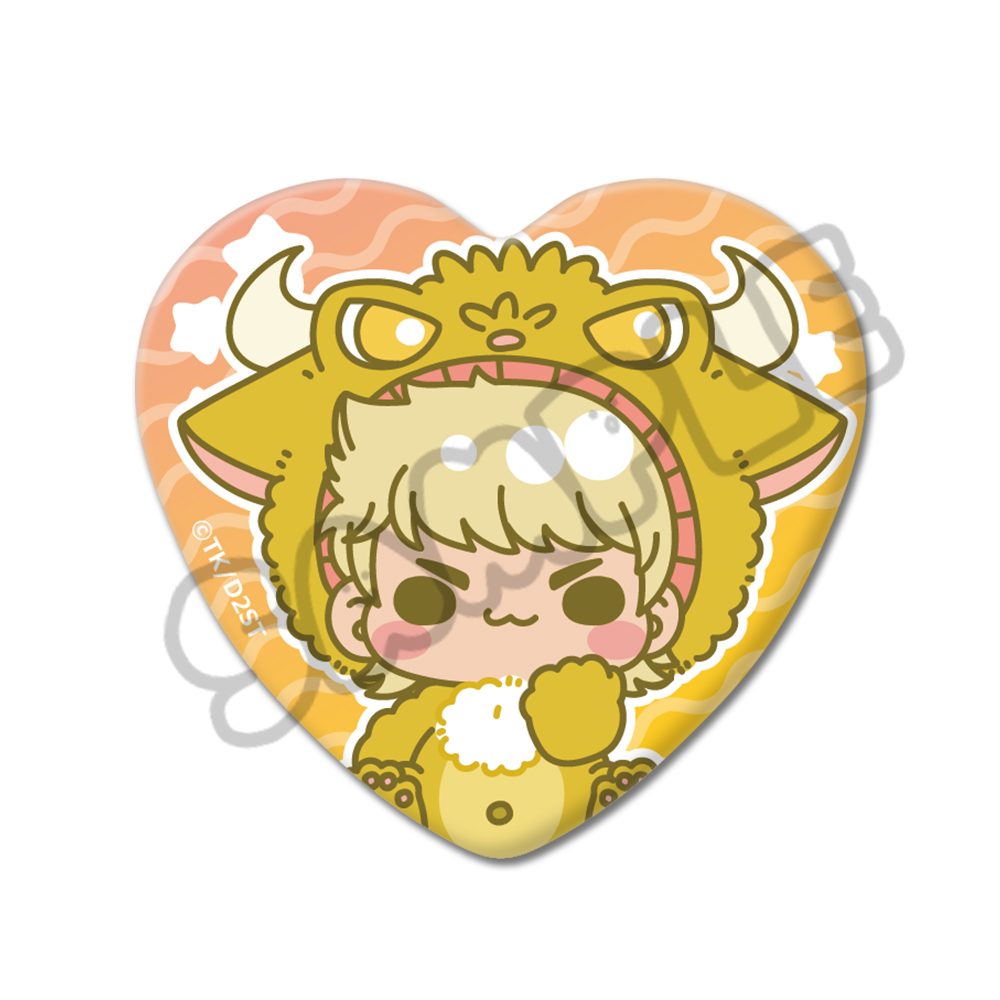 ダイヤのA act II -Second Season- 第2弾 ハート型缶バッジ MG 成宮鳴 ("Ace of Diamond act II -Second Season-" Vol. 2 Heart Can Badge MG Narumiya Mei)