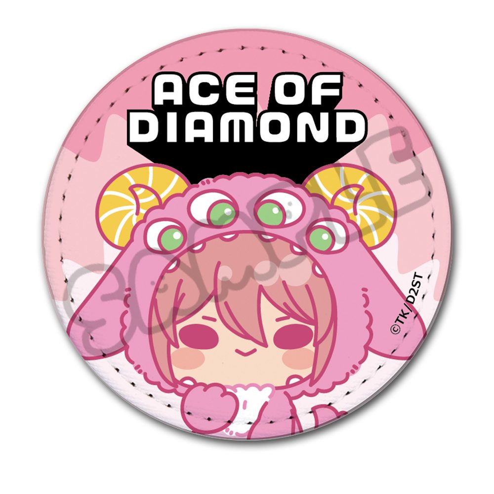 ダイヤのA act II -Second Season- 第2弾 レザーバッジ MD 小湊春市 ("Ace of Diamond act II -Second Season-" Vol. 2 Leather Badge MD Kominato Haruichi)