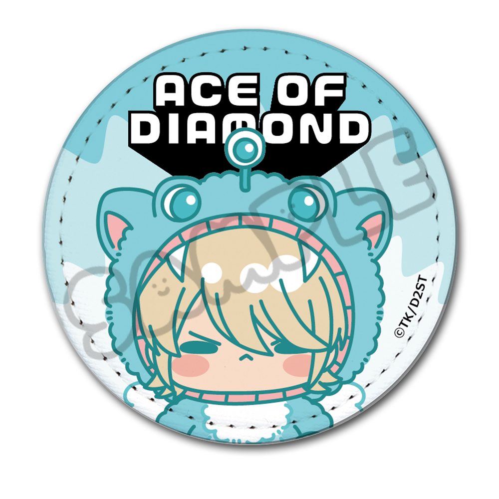 ダイヤのA act II -Second Season- 第2弾 レザーバッジ MF 奥村光舟 ("Ace of Diamond act II -Second Season-" Vol. 2 Leather Badge MF Okumura Koshu)