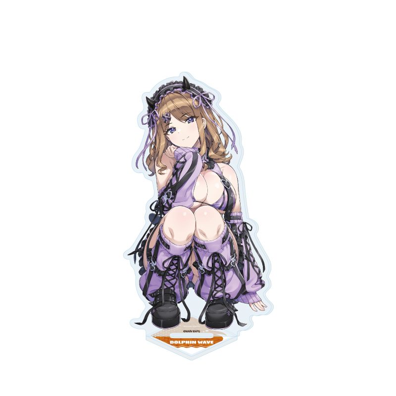 アクリルスタンド ドルフィンウェーブ 123 住乃絵紫苑(公式イラスト) (Acrylic Stand "Dolphin Wave" 123 Suminoe Shion (Official Illustration))