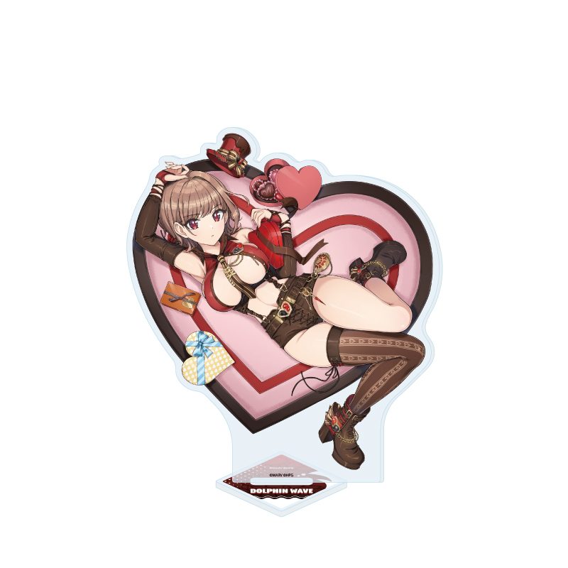 アクリルスタンド ドルフィンウェーブ 135 紙枝つぐみ(公式イラスト) (Acrylic Stand "Dolphin Wave" 135 Kamie Tsugumi (Official Illustration))