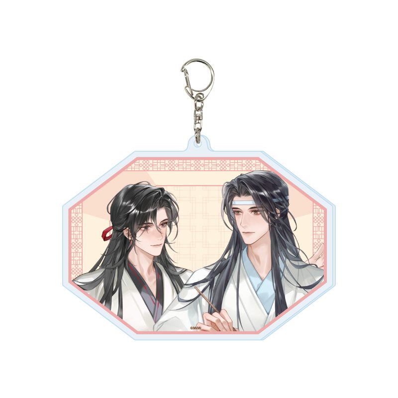 デカアクリルキーホルダー 大河幻想ラジオドラマ 魔道祖師 04 魏無羨&藍忘機 隠居Ver.(描き下ろしイラスト) (Deka Acrylic Key Chain "Japanese Audio Drama The Master of Diabolism" 04 Wei Wuxian & Lan Wangji Retirement Ver. (Original Illustration))