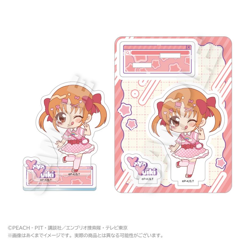 しゅごキャラ! ミニキャラアクリルマスコット vivid Ver. 結木やや ("Shugo Chara!" Mini Character Acrylic Mascot Vivid Ver. Yuiki Yaya)