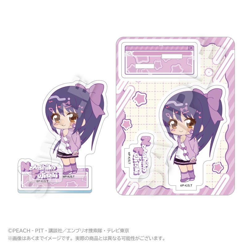 しゅごキャラ! ミニキャラアクリルマスコット vivid Ver. 藤咲なでしこ ("Shugo Chara!" Mini Character Acrylic Mascot Vivid Ver. Fujisaki Nadeshiko)