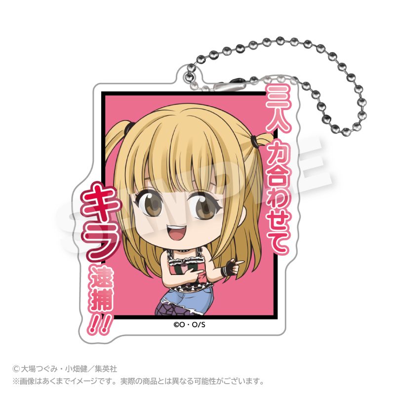 DEATH NOTE アクリルキーホルダー 名シーンVer.2 弥海砂 ("Death Note" Acrylic Key Chain Scenes Ver. 2 Amane Misa)