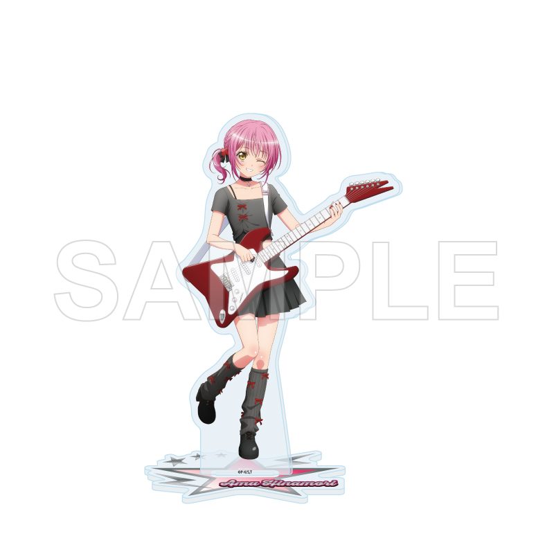 アクリルスタンド しゅごキャラ! 20 日奈森あむ バンドVer.(描き下ろしイラスト) (Acrylic Stand "Shugo Chara!" 20 Hinamori Amu Band Ver. (Original Illustration))