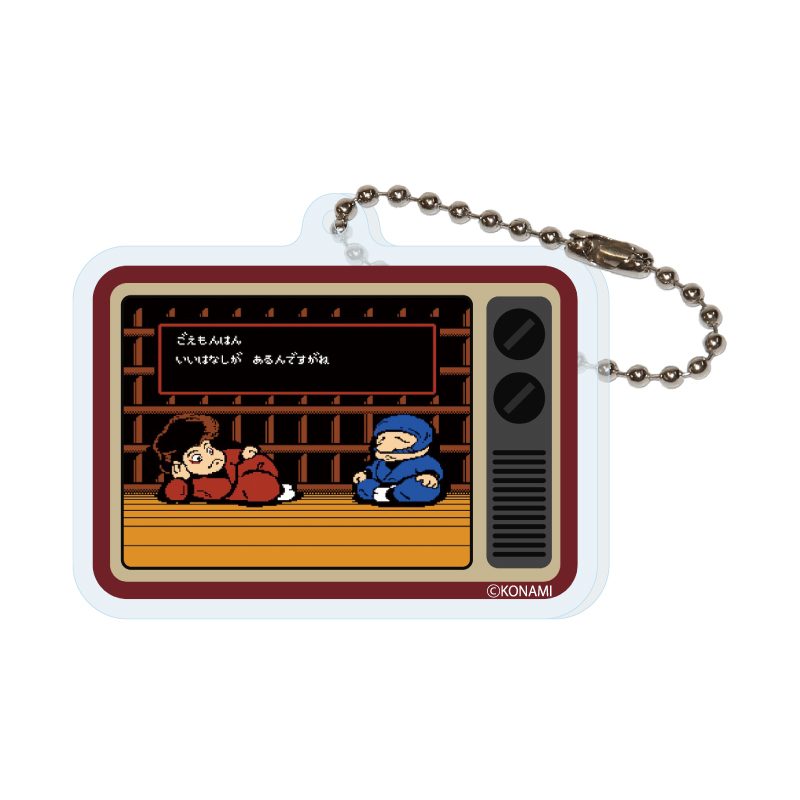 アクリルキーホルダー がんばれゴエモン大集合! 02 B(公式イラスト) (Acrylic Key Chain "Ganbare Goemon Daishugo!" 02 B (Official Illustration))