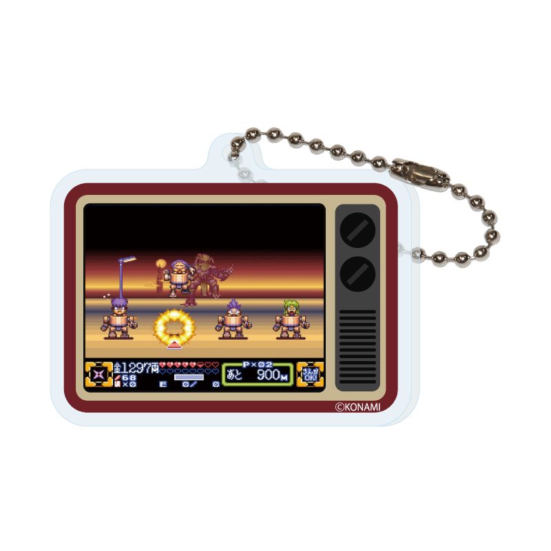 アクリルキーホルダー がんばれゴエモン大集合! 05 E(公式イラスト) (Acrylic Key Chain "Ganbare Goemon Daishugo!" 05 E (Official Illustration))