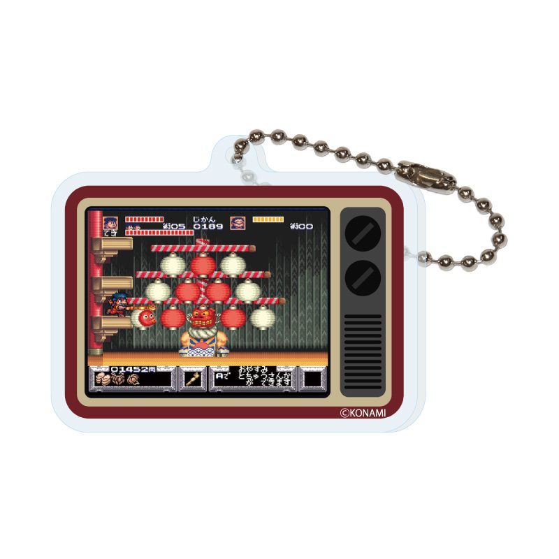 アクリルキーホルダー がんばれゴエモン大集合! 04 D(公式イラスト) (Acrylic Key Chain "Ganbare Goemon Daishugo!" 04 D (Official Illustration))