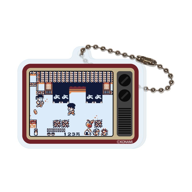 アクリルキーホルダー がんばれゴエモン大集合! 10 J(公式イラスト) (Acrylic Key Chain "Ganbare Goemon Daishugo!" 10 J (Official Illustration))