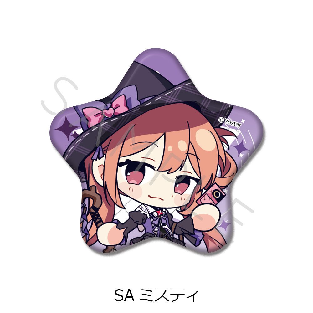ステラソラ 第2弾 星型缶バッジ SA ミスティ ("Stella Sora" Vol. 2 Star Can Badge SA Mistique)