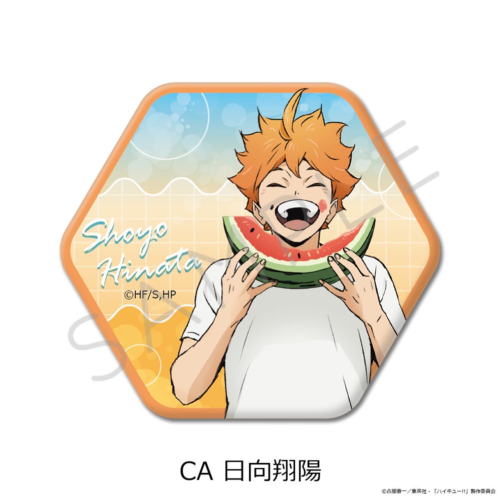 ハイキュー!! 第13弾 六角形缶バッジ CA 日向翔陽 ("Haikyu!!" Vol. 13 Hexagonal Can Badge CA Hinata Shoyo)