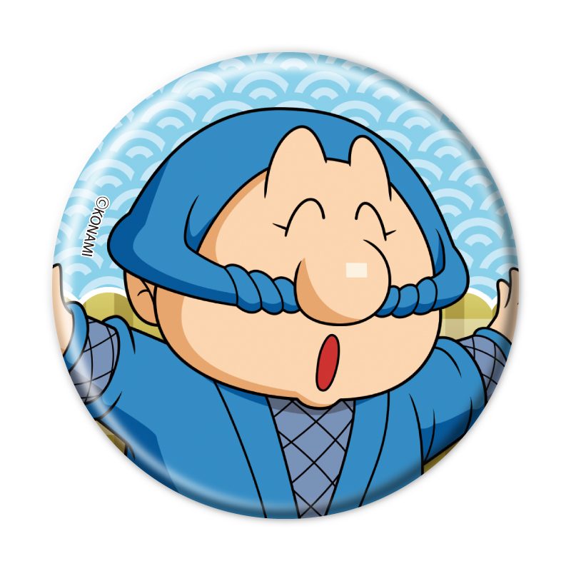 缶バッジ がんばれゴエモン大集合! 02 エビス丸(公式イラスト) (Can Badge "Ganbare Goemon Daishugo!" 02 Ebisumaru (Official Illustration))