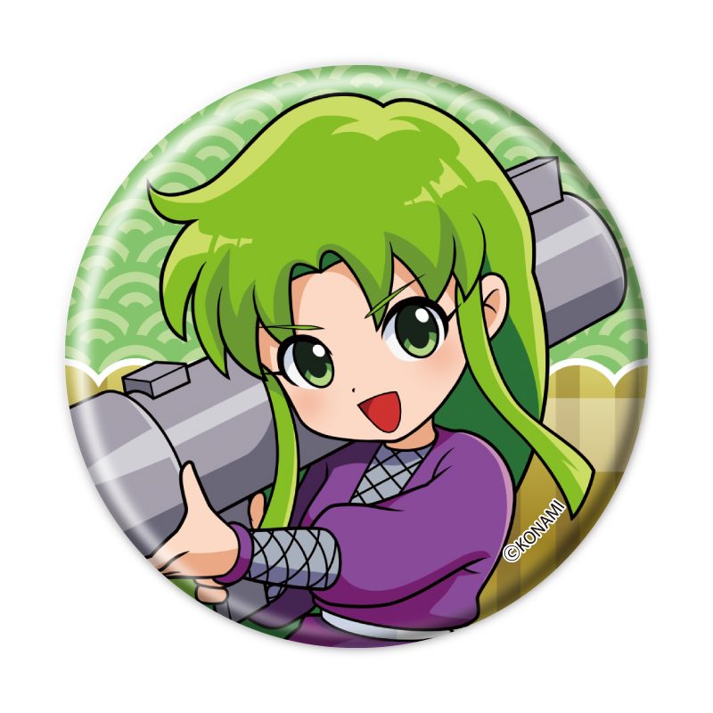 缶バッジ がんばれゴエモン大集合! 04 ヤエちゃん(公式イラスト) (Can Badge "Ganbare Goemon Daishugo!" 04 Yae-chan (Official Illustration))