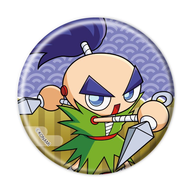 缶バッジ がんばれゴエモン大集合! 03 サスケ(公式イラスト) (Can Badge "Ganbare Goemon Daishugo!" 03 Sasuke (Official Illustration))