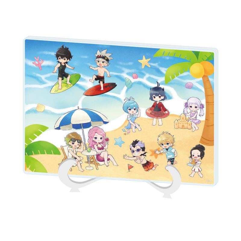 アクリルアートボード A5サイズ ブラッククローバー 04 海Ver.(グラフアートイラスト) (Acrylic Art Board A5 Size "Black Clover" 04 Sea Ver. (Graff Art Illustration))