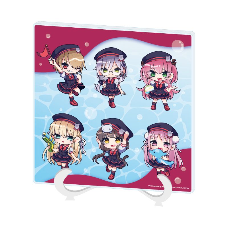 アクリルアートボード ヘブンバーンズレッド 22 第31A部隊(ミニキャライラスト) (Acrylic Art Board "Heaven Burns Red" 22 31A Unit (Mini Character Illustration))
