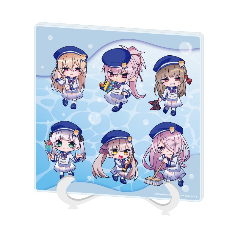 アクリルアートボード ヘブンバーンズレッド 23 第30G部隊(ミニキャライラスト) (Acrylic Art Board "Heaven Burns Red" 23 30G Unit (Mini Character Illustration))