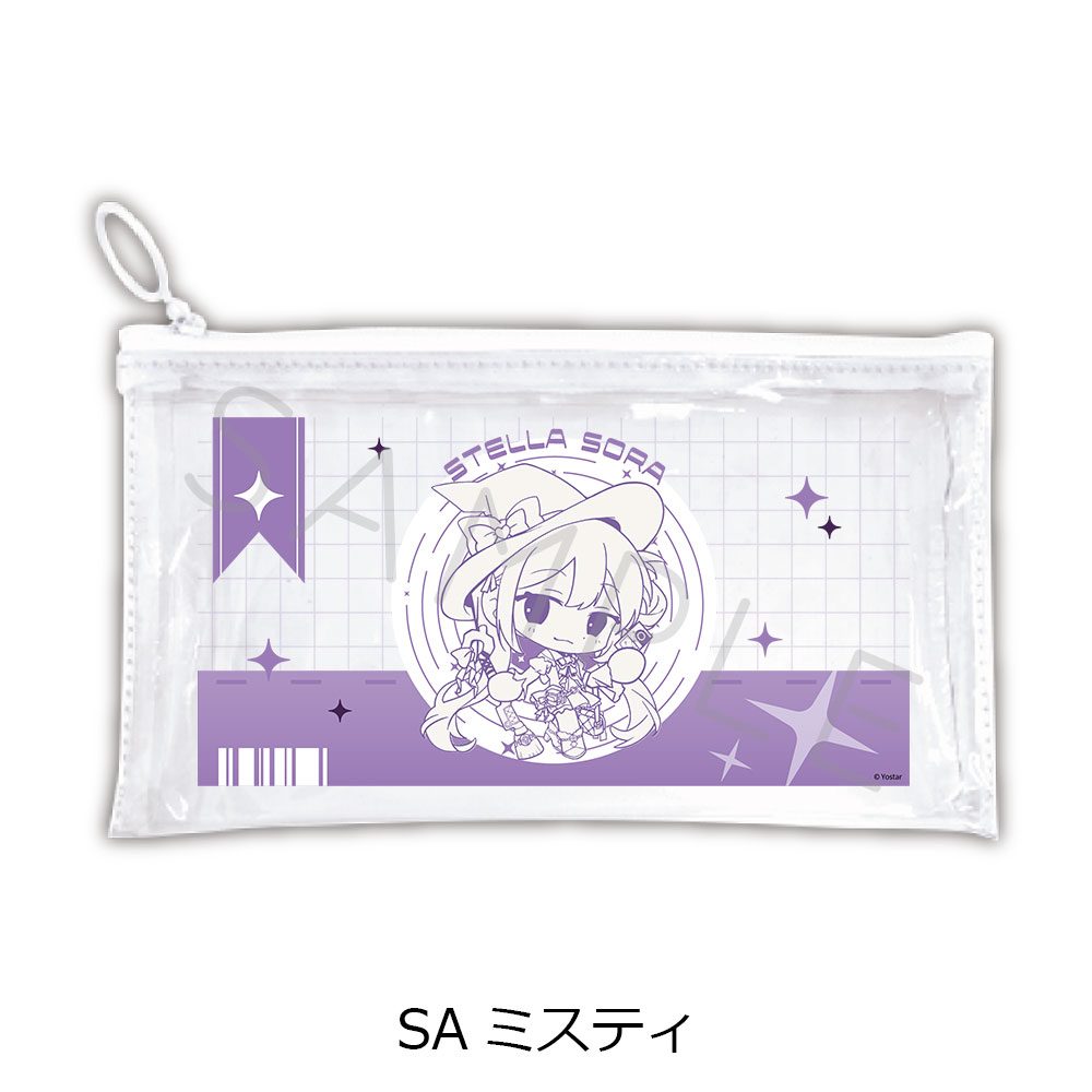 ステラソラ 第2弾 フラットクリアポーチ SA ミスティ ("Stella Sora" Vol. 2 Flat Clear Pouch SA Mistique)