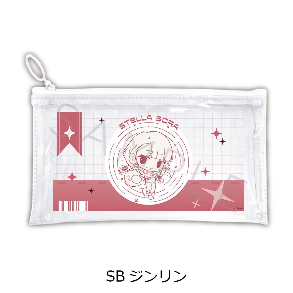 ステラソラ 第2弾 フラットクリアポーチ SB ジンリン ("Stella Sora" Vol. 2 Flat Clear Pouch SB Jinglin)