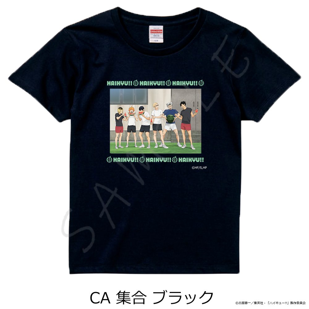 ハイキュー!! 第13弾 Tシャツ CA 集合 ブラック XLサイズ ("Haikyu!!" Vol. 13 T-shirt CA Group Black (XL Size))