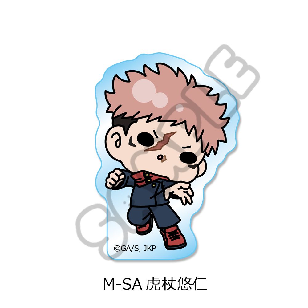 呪術廻戦 第3期 死滅回游 第2弾 クリアカードステッカー M-SA 虎杖悠仁 ("Jujutsu Kaisen" Season 3 Culling Game Vol. 2 Clear Card Sticker M-SA Itadori Yuji)