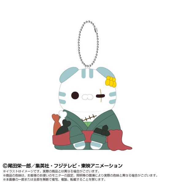ONE PIECE Chibiぬいマスコット×MEGA CAT PROJECTニャンピースニャーン! ロロノア・ゾロ ("One Piece" Chibi Plush Mascot x MEGA CAT PROJECT Nyanpiece Nyan! Roronoa Zoro)