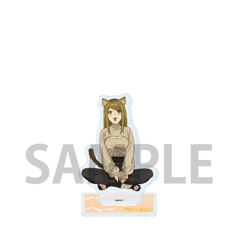 アクリルスタンド ヤニねこ 04 カンサイねこ(公式イラスト) (Acrylic Stand "Chainsmoker Cat" 04 Kansaineko (Official Illustration))