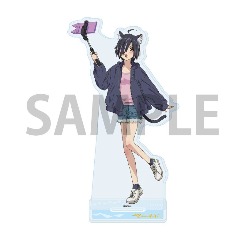 アクリルスタンド ヤニねこ 03 ハメねこ(公式イラスト) (Acrylic Stand "Chainsmoker Cat" 03 Hameneko (Official Illustration))