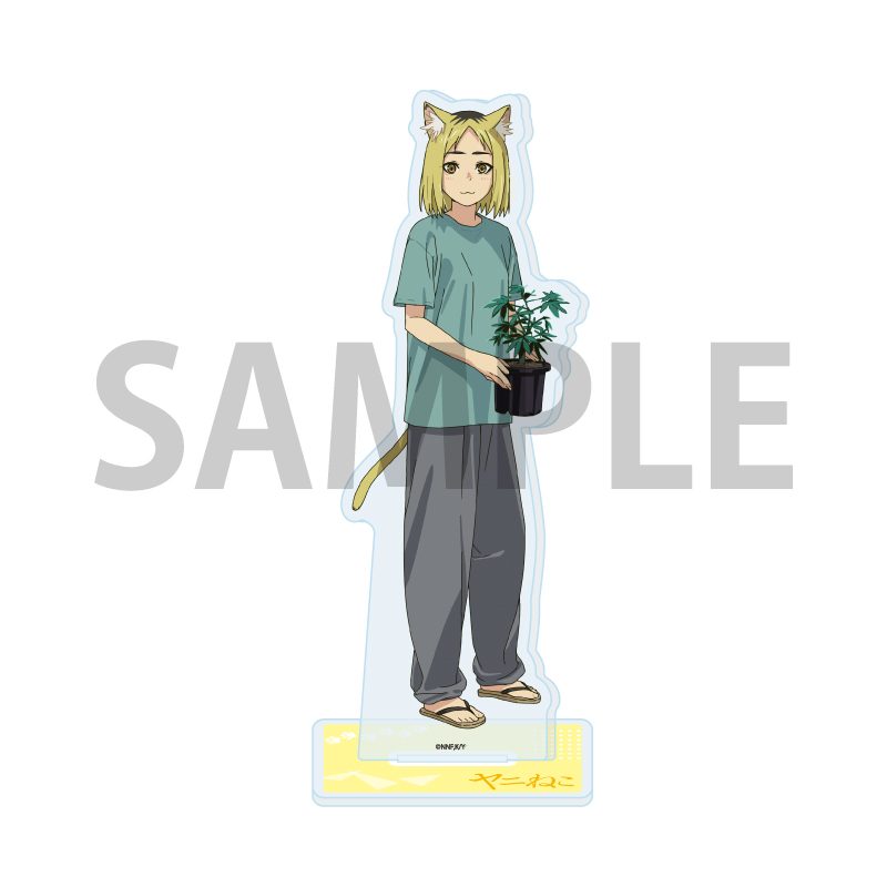 アクリルスタンド ヤニねこ 02 ヤクねこ(公式イラスト) (Acrylic Stand "Chainsmoker Cat" 02 Yakuneko (Official Illustration))