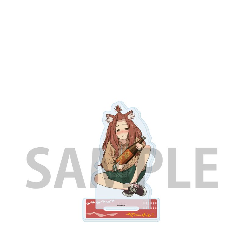 アクリルスタンド ヤニねこ 05 アルねこ(公式イラスト) (Acrylic Stand "Chainsmoker Cat" 05 Aruneko (Official Illustration))