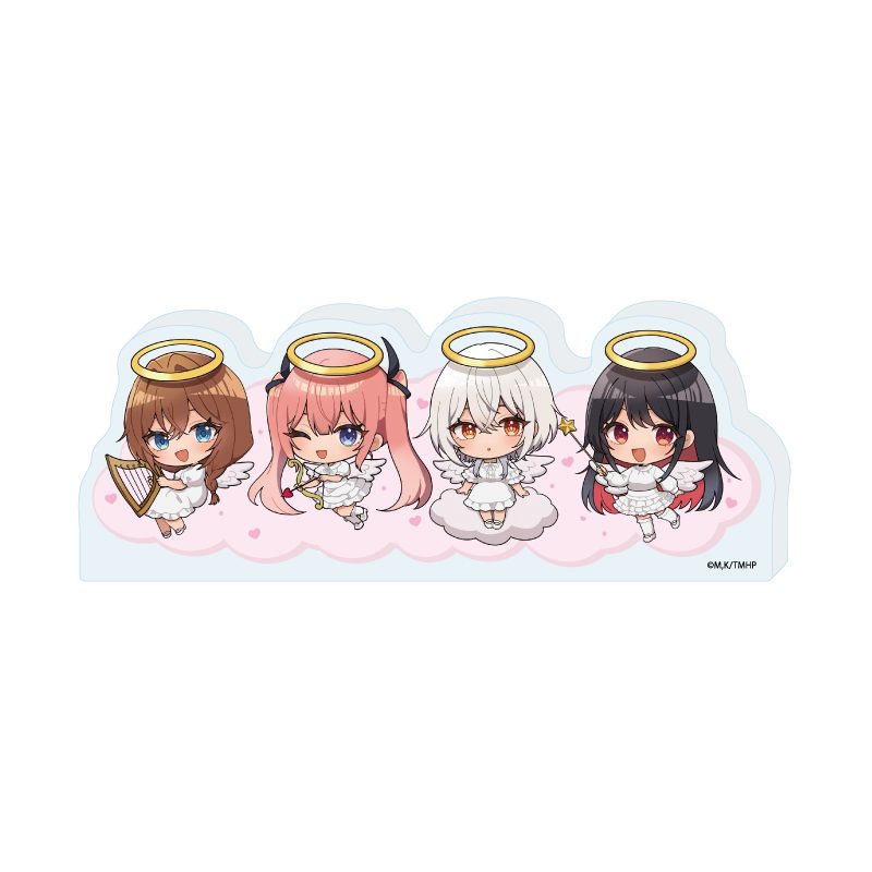 ミニアクリルブロック 真夜中ハートチューン 05 天使Ver.(ミニキャライラスト) (Mini Acrylic Block "Tune In to the Midnight Heart" 05 Angel Ver. (Mini Character Illustration))