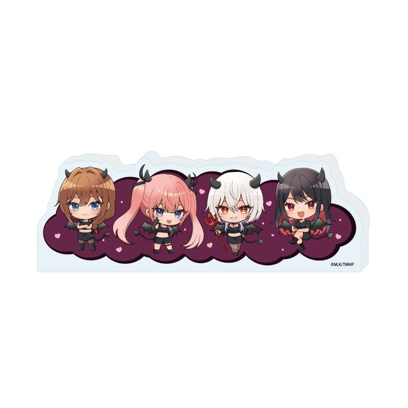 ミニアクリルブロック 真夜中ハートチューン 06 悪魔Ver.(ミニキャライラスト) (Mini Acrylic Block "Tune In to the Midnight Heart" 06 Devil Ver. (Mini Character Illustration))