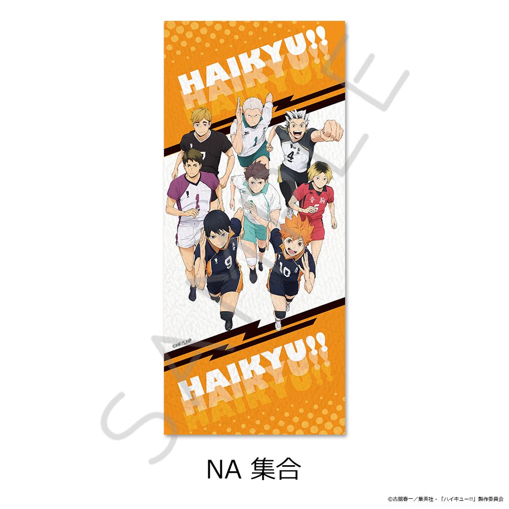 ハイキュー!! 第12弾 フェイスタオル NA 集合 ("Haikyu!!" Vol. 12 Face Towel NA Group)