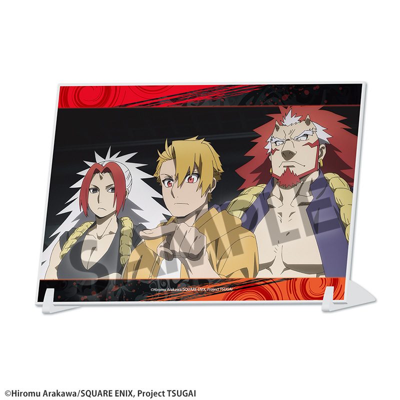 黄泉のツガイ A6ビジュアルアクリルプレート ユル&左右様 ("Daemons of the Shadow Realm" A6 Visual Acrylic Plate Yuru & Left and Right)