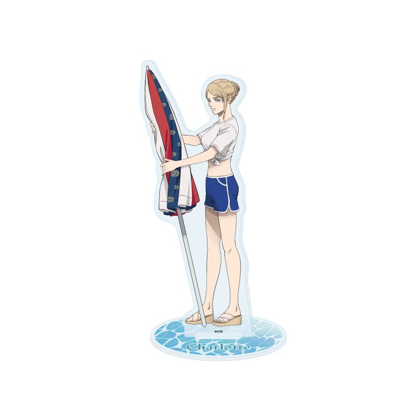 アクリルスタンド ブラッククローバー 37 シャーロット 海の家Ver.(描き下ろしイラスト) (Acrylic Stand "Black Clover" 37 Charlotte Beach House Ver. (Original Illustration))