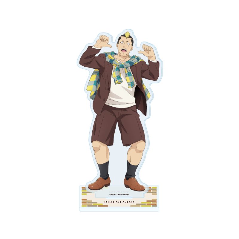 アクリルスタンド 斉木楠雄のΨ難 02 燃堂力 トラッドファッションVer.(描き下ろしイラスト) (Acrylic Stand "The Disastrous Life of Saiki K." 02 Nendo Riki Trad Fashion Ver. (Original Illustration))
