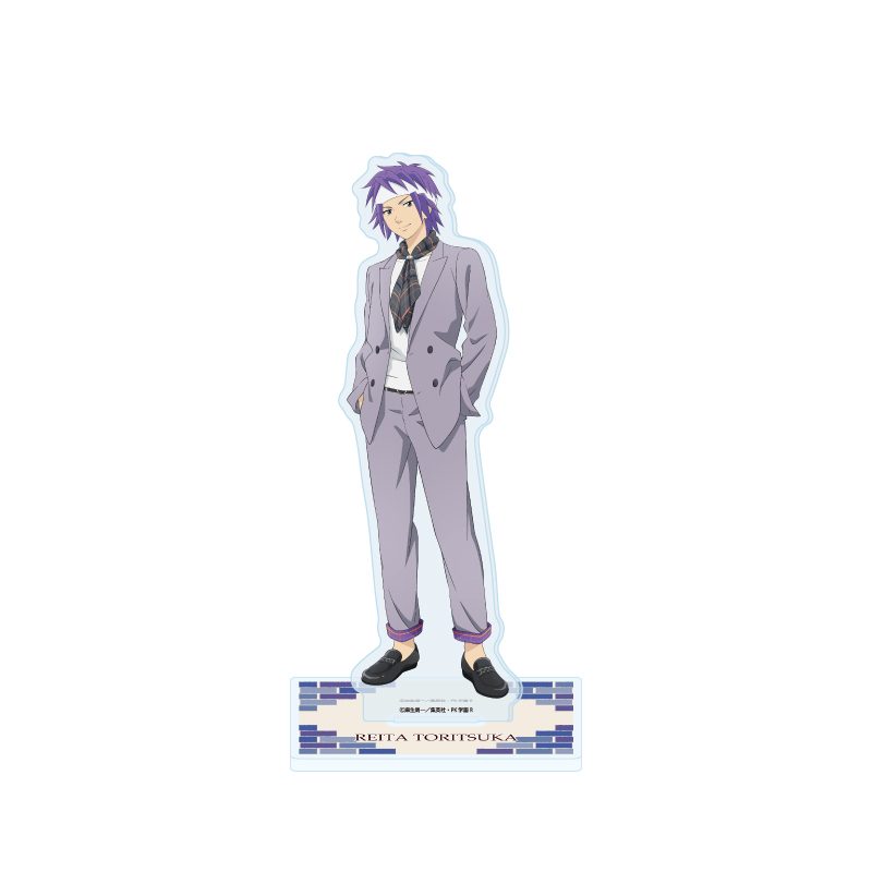 アクリルスタンド 斉木楠雄のΨ難 04 鳥束零太 トラッドファッションVer.(描き下ろしイラスト) (Acrylic Stand "The Disastrous Life of Saiki K." 04 Toritsuka Reita Trad Fashion Ver. (Original Illustration))
