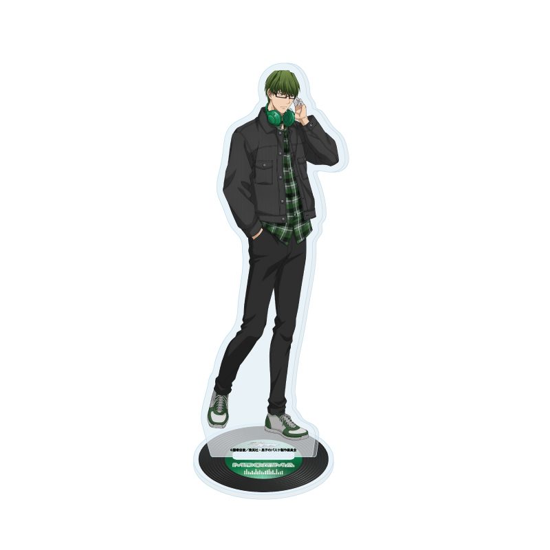 アクリルスタンド 黒子のバスケ 42 緑間真太郎 ヘッドフォンVer.(描き下ろしイラスト) (Acrylic Stand "Kuroko's Basketball" 42 Midorima Shintaro Headphones Ver. (Original Illustration))