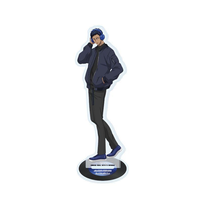 アクリルスタンド 黒子のバスケ 44 青峰大輝 ヘッドフォンVer.(描き下ろしイラスト) (Acrylic Stand "Kuroko's Basketball" 44 Aomine Daiki Headphones Ver. (Original Illustration))