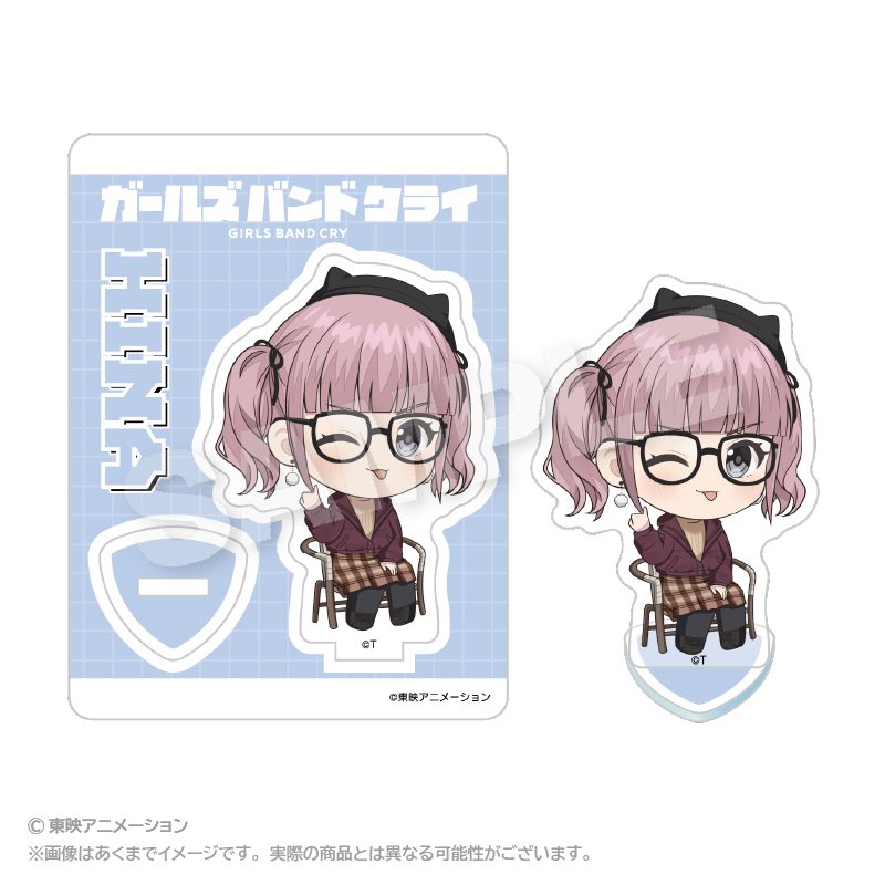 ガールズバンドクライ 名シーンアクリルマスコット ヒナ ("Girls Band Cry" Scenes Acrylic Mascot Hina)