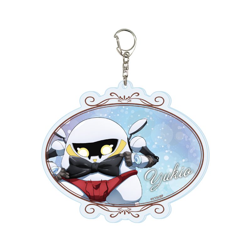 デカアクリルキーホルダー スノウボールアース 02 ユキオ(描き下ろしイラスト) (Deka Acrylic Key Chain "SNOWBALL EARTH" 02 Yukio (Original Illustration))