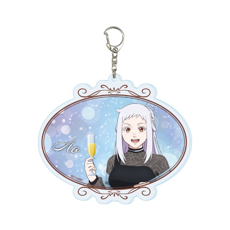 デカアクリルキーホルダー スノウボールアース 03 乃木蒼(描き下ろしイラスト) (Deka Acrylic Key Chain "SNOWBALL EARTH" 03 Nogi Ao (Original Illustration))