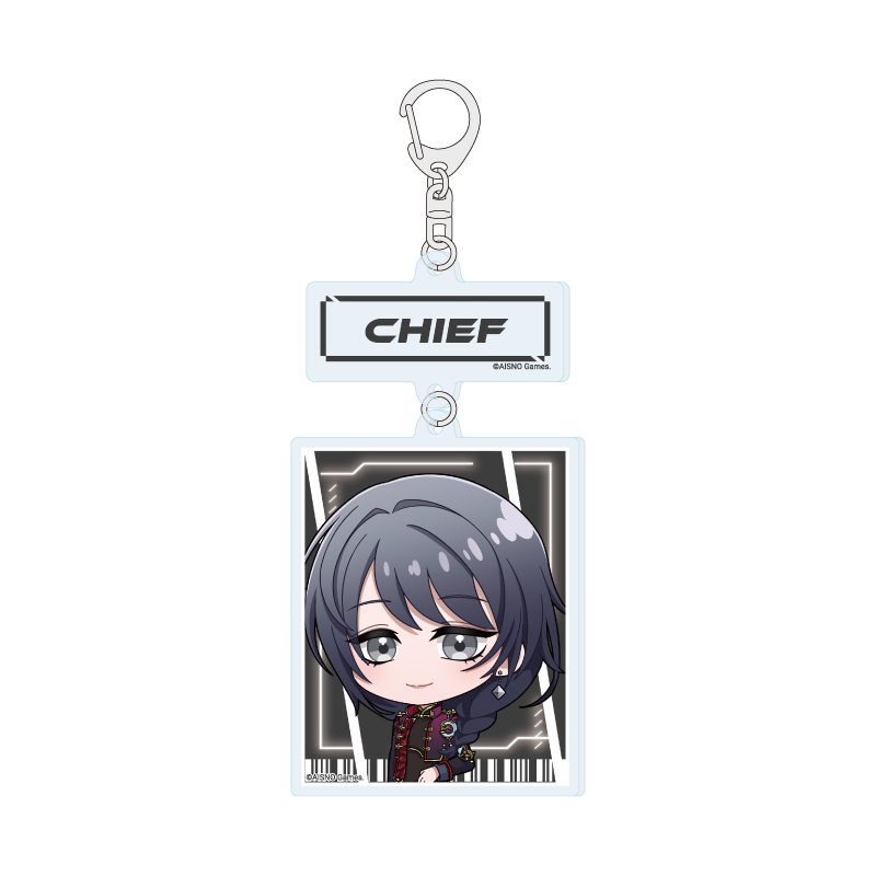 連結アクリルキーホルダー 無期迷途 11 女局長(ミニキャライラスト) (Linked Acrylic Key Chain "Path to Nowhere" 11 Female Chief (Mini Character Illustration))