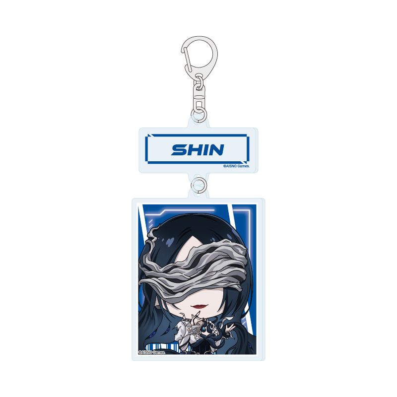連結アクリルキーホルダー 無期迷途 14 シズ(ミニキャライラスト) (Linked Acrylic Key Chain "Path to Nowhere" 14 Shin (Mini Character Illustration))