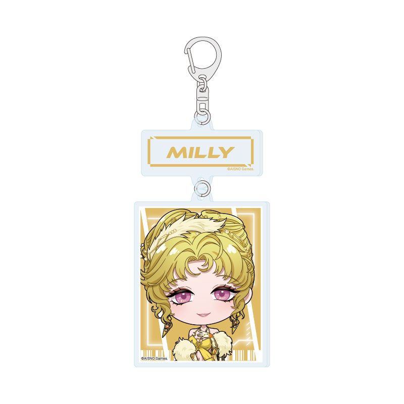 連結アクリルキーホルダー 無期迷途 15 ミリー(ミニキャライラスト) (Linked Acrylic Key Chain "Path to Nowhere" 15 Milly (Mini Character Illustration))