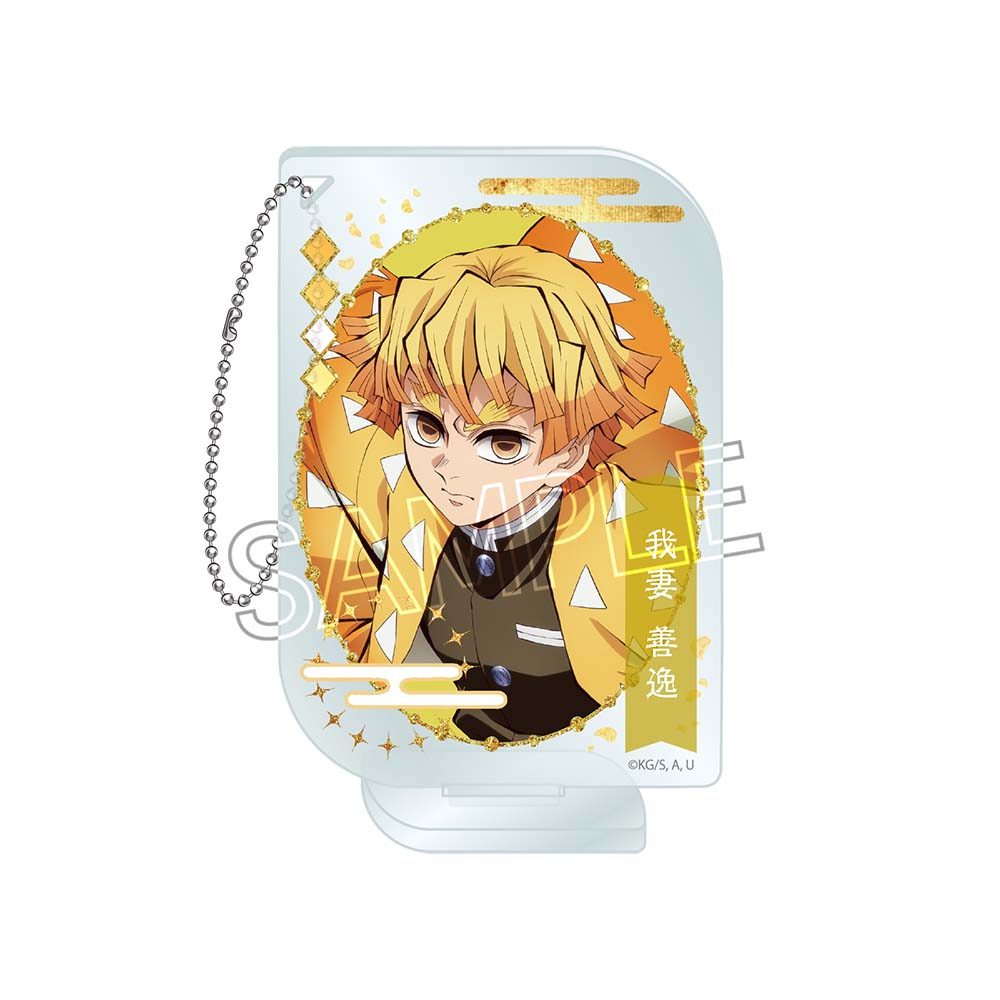 鬼滅の刃 アクリルキーチェーン -ネームポップスVol.2- 我妻善逸 ("Demon Slayer: Kimetsu no Yaiba" Acrylic Key Chain -Name Pops Vol. 2- Agatsuma Zenitsu)